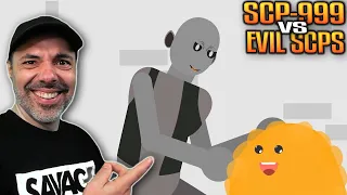 SCP-999 Tickle Monster VS. the Most Evil SCPs (SCP Animation) Reaction