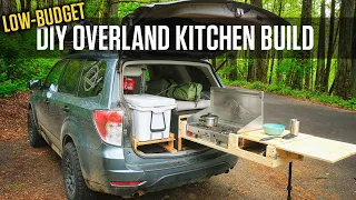 DIY Overland Kitchen Build for my Subaru Forester