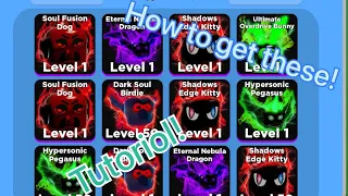 How to get omega pets in legends of speed! (Tutorial)