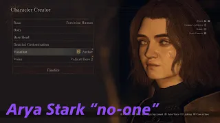 Dragon's Dogma 2 Character Creator Arya Stark “no-one”