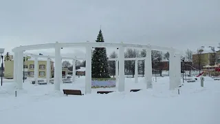 Козьмодемьянск предновогодний: праздничная ель в технопарке Сияние #Козьмодемьянск#christmastree