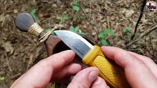 MORA ELDRIS edc  обзор ножа, тест ножа Мора Элдрис от канала Forester