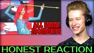 HONEST REACTION to 트와이스 ALL SANA MOMENTS AT TWICE ONCE HALLOWEEN 20191020