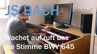 JS BACH - Wachet auf, ruft uns die Stimme BWV 645 - Hauptwerk Friesach