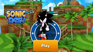 SONIC DASH - Dark Sonic Unlocked Fan Mod vs All Bosses Zazz Eggman - All Runners Unlocked