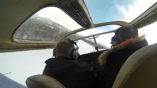 Як-18Т полет на сверхмалой