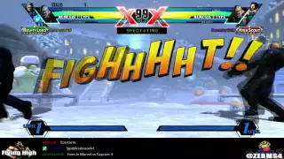 UMVC3 Emorawr69(Nemesis/Dormammu/Strange(Wesker)) Vs Scamby820(Wesker/Nemesis/Chris) FT10 Set