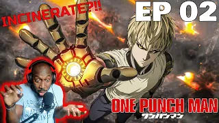 GENOS IS A BADASS!!! | One Punch Man Episode 2 Reaction | The Lone Cyborg