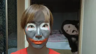 얼굴이 점점 변하고 있어요!! 조이퐁의 무서운 귀신 분장 이야기 Scary Ghost Story