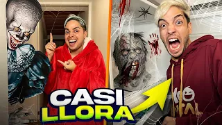 72 HORAS DE BROMAS DE TERROR EN TIKTOK A MI HERMANO *casi llora*