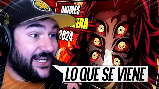 REACCIONO a LOS PRÓXIMOS ESTRENOS ANIME💥 PRIMAVERA 2024 | Putupau