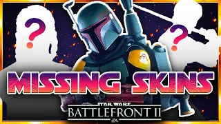 Top 15 MISSING Skins In Star Wars Battlefront 2 Ranked