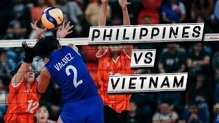 PHILIPPINES vs VIETNAM WOMEN'S VOLLEYBALL Highlights - SEA GAMES 2019 (HD)