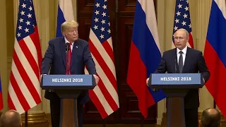 Путин и Трамп встреча в Хельсинки 16.07.2018