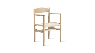 CH37 Style Arm Chair - Ash - Natural Cord - Inspired By Hans J. Wegner