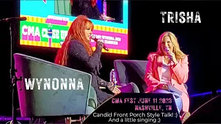 Wynonna Judd and Trisha Yearwood Girl Talk CMA Fest50 June 11 2023