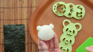 Bento&co - How to Use the Omusubi Panda Mold Set