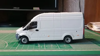 #ГАЗель#NEXT-фургон(НАШ АВТОПРОМ 1/43)