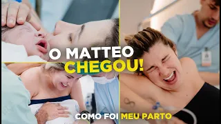 PARTO DO MATTEO - 15 HORAS DE BOLSA ROTA TENTANDO PARTO NORMAL + ACABAMOS NA CESÁRIA | GABY GARCIIA