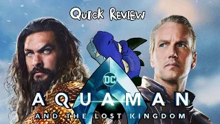 The DEATH of DC? *NO SPOILERS* AQUAMAN AND THE LOST KINGDOM (2023) - Quick Review