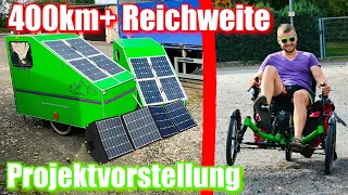 🔥Solar-Langstrecken-Fahrradwohnwagen-Gespann bauen mit HP Velotech Trike - Projektvorstellung