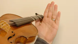 Tenue de la main gauche au violon