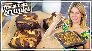 Peanut Butter Brownies | so schokoladig und saftig | Felicitas Then