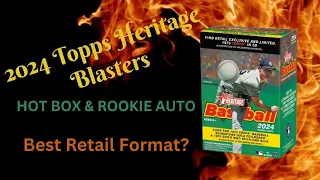 2024 Topps Heritage Blasters | Hot Box & Auto | Best Retail Format?