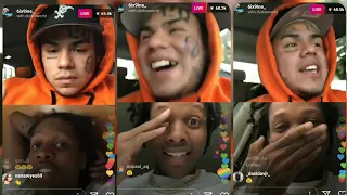 6ix9ine goes live w/ Lil Durk of Chicago during beef w/ Chief Keef