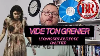 présentation d'achat DVD blu-ray retour de vide grenier du 26/05