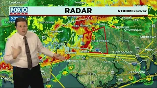 A Tornado warning has been issued for Mobile and Baldwin County