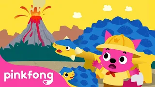 The Endangered Dinosaur Land | Dinosaur Story | Dinosaur Cartoon | Pinkfong Stories for Children