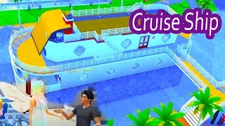 Honeymoon Boat Party Cruise Ship - Fairy Fantasy SIMS 4 Game Let's Play Dating Video Series