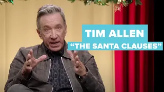 Tim Allen On Fitting Into His Suit & Working With His Daughter in "The Santa Clauses"