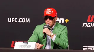 Colby Covington Refuses to Acknowledge Gilbert Burns as Top Contender | UFC Vegas 11 Presser