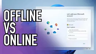 Should You Use an Offline or Online Account? - Windows 10 & 11 Tutorial