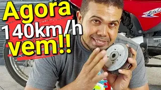 Tudo que atrapalha sua moto de dá 140km/h