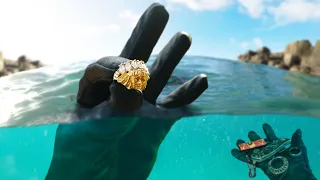 How Much Jewelry Is Lost Underwater at this Busy Texas Lake Cliff?