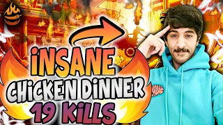 Insane chicken dinner 19 kills with sugagdaddy 🔥😱