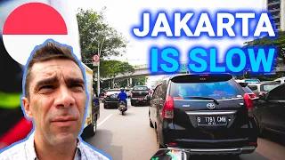 Jakarta traffic is BAD 🇮🇩 Taxi, bus, train review