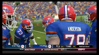 Florida vs Georgia Tech | CFP Quarterfinals | NCAA 14 Dynasty Year 11