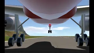 DHL 452 landing - animation
