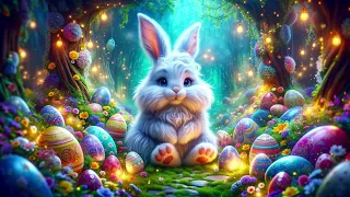 Magical Easter Bunny Rabbits - Calming Music Background Playlist to Work Study Relax or De-Stress