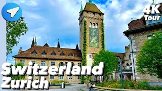 Switzerland Zurich 4k walking tour