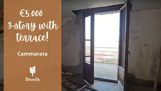 €5,000 House for sale in Cammarata, Sicily - video tour