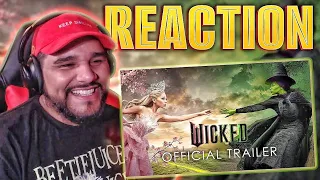 Wicked (2024) *LIVE OFFICIAL TRAILER REACTION*