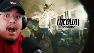1ST LISTEN REACTION THROWN - parasite (OFFICIAL VIDEO)