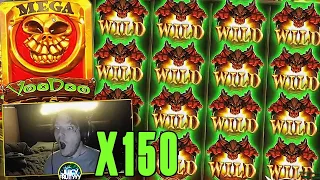 I speed-opened 150 bonus buys on VOODOO MAGIC *$10,000*(ROOBET)