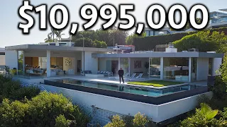 INSIDE a $10,995,000 HOLLYWOOD HILLS Modern Home with the Views of the Entire City!