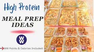 MEAL PREP | HIGH PROTEIN BREAKFAST SCRAMBLE | BACON CHEESEBURGER PASTA | WW POINTS & CALORIES